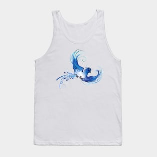 Blue Bird ( The Bird of Happiness ) Tank Top